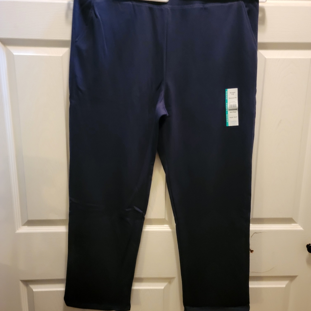 Time and Tru Navy Sweat IT Fleece Pant XL
